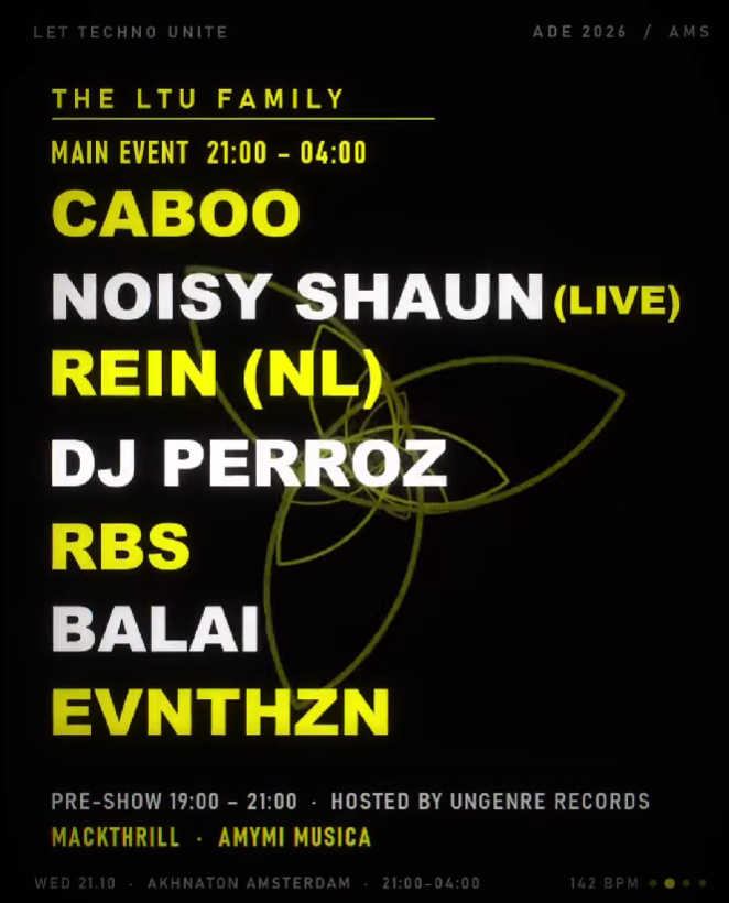Let Techno Unite Flyer
